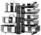 Toplife Doppelseitiger Pfannenhalter, Topfdeckelhalter mit 10 verstellbaren Teiler, ideal Deckelhalter in 3 DIY-Methoden