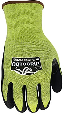Octogrip Men's Safety Cut Series 15 Gauge Hppe En Cut Level 5 Nitrile Palm Safety CUT Series 15 Gauge HPPE EN Cut Level 5 Nitrile Palm (pack of 1)