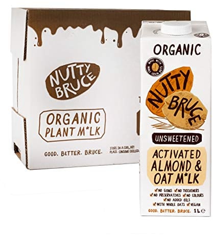 Nutty Bruce Nutty Bruce Activated Almond & Oat Milk 1L-6 Pack