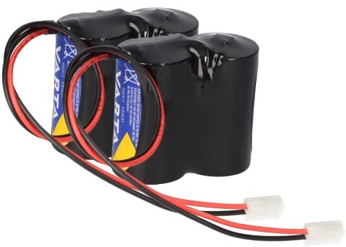 Ersatzbatterie kompatibel ABUS Security-Center für 2WAY-Funksirene 2x2er Set FU2986 FU8220 FU8222 FUSG50000