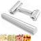 Nudelholz, 2 Stück Edelstahl Teigroller,Teigroller Klein,Rolling Pin,Antihaft Küche Nudelholz für Pizza, Fondant, Kuchen, Kekse, Pasta