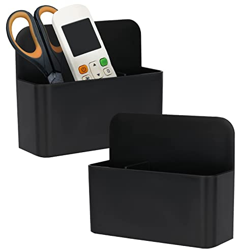 LUTER Magnetischer Stifthalter mit Trennwand, Stiftehalter, magnetisch, Stiftehalter, Stiftehalter, magnetisch, Organizer, Haus, Bürobedarf für Kühlschrank, Whiteboard, 2 Stück