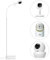 Babyphone-Bodenständer, kompatibel mit Babyoptik DXR-8 Pro, Nanit Pro und Flex-Ständer, Babysense HDS2/V43, auch Kameras mit 1/4-Zoll-Gewindeanschluss, 170,2 cm, höhenverstellbar,
