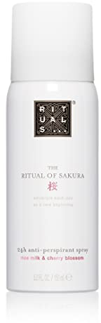 RITUALS Antitranspirant Deodorant Spray von The Ritual of Sakura, 150 ml – Mit Reismilch & Kirschblüte – Hautpflegende & Hauterneuernde Eigenschaften