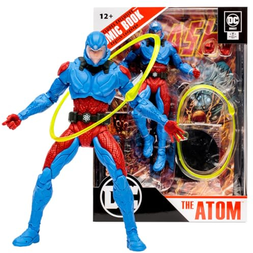 DC Direct Page Punchers - Figura de acción y cómic The Atom Ryan Choi (The Flash Comic), 18 cm