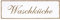 Waschküche Deko Schild Türschild Holz - 150mm x 50mm - selbstklebend mit Gravur Aufkleber Tür Türschilder Dekoration Türaufkleber