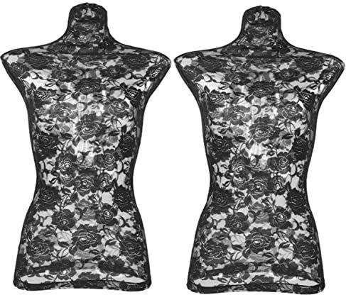 ULTECHNOVO 2-teiliges Mannequin-zubehör Robuste Und Leicht Zu Reinigende Mannequin-Abdeckung Für Schneiderpuppen