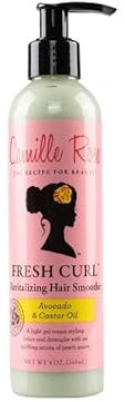 Camille Rose – Fresh Curls 240 ml | Leave-In Hydratant & Définisseur de Boucles – Adoucit, Démêle & Nourrit les Cheveux Bouclés, Frisés & Crépus