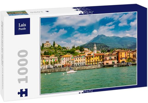 Lais Puzzle Menaggio vom Comer See aus gesehen, Region Lombardei, Italien 1000 Teile