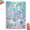 MAYJOYDIY Paisley Metallschablone Journaling Metallschablonen Vintage Paisley Blätter Schablone 14 × 19cm Edelstahl Malschablone Für Holzbrandzeichnung