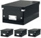 Leitz Click & Store DVD Aufbewahrungsbox, schwarz, 60420095 (Packung mit 4)