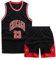 Qkydky Kinder Basketball Trikot Set - Atmungsaktiv, Leicht & Langlebig - Perfekt für Training & Spiele - Verschiedene Größen & Farben - Ideal für Jungen & Mädchen(Schwarz,XL,für 9-10 Jahr)