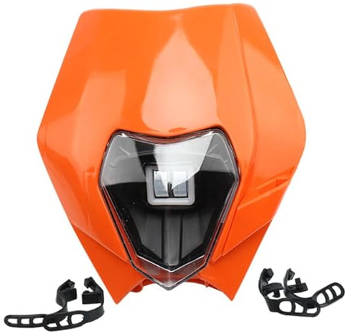 LOTFI Motorrad HA Scheinwerfer Zubehör Fit for KTM EXC SX XC XCW 125 150 250 300 350 450 530 Motocross Supermoto Scheinwerfer (Size : A Orange)