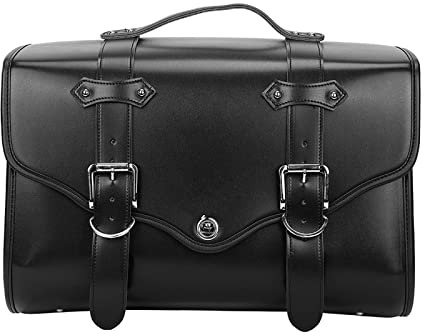 HIMNIL Gepäckträger-Modifikationsteile Motorrad Satteltasche Seitenwerkzeugtasche Satteltaschen wasserdichte Hecktaschen Rücksitztasche Für Kawasaki (Color : Black)