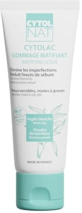 CYTOLNAT - Cytolac Mattierendes Gesichtspeeling - Peeling, Mattieren, Reinigen, Beseitigen von Hautunreinheiten - Empfindliche Haut, Mischhaut bis fettige Haut - Gesicht - Natürliche Formel - 75ml