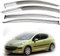 QMJSM 4 Stück Windabweiser für Peugeot 207 2009 2010-2018, Langlebig Regenabweiser, Seitenscheiben Belüftung Deflektoren