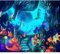 Roninkier Pilze UV-Wandteppich Schwarzlicht Wandtuch, Aesthetic Skelett Natur Wald Wandbehang Psychedelic für Schlafzimmer Wohnzimmer (Pilz 5, 200 x 150cm)