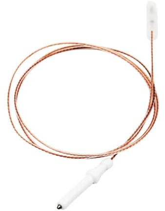 HWEIH Gas Cooker Range Stove Spare Parts Igniter Ceramic Electrode with Cable with 35m Ceramic 2PCS