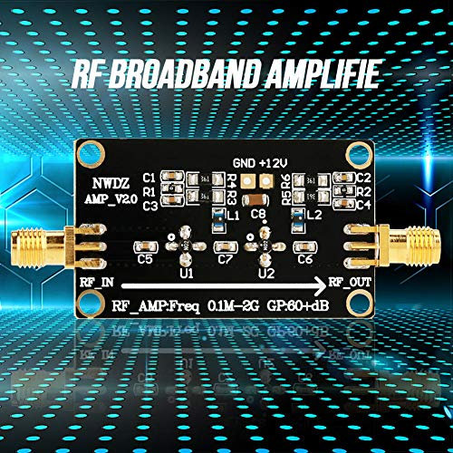 60 Db Verstärker Rf Amplificatore a Banda Larga Lna 0.1M-2G Guadagno 60Db Amplificazione a Due Stadi Amplificatore Larga Banda Basso Rumore