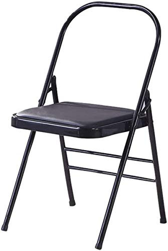 Yoga-Klappstuhl mit stabiler Säule und dicker PU-Oberfläche, unterstützter Yoga-Stuhl für Stabilität und Haltbarkeit