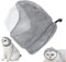 Cagoule pour chat – Casque de toilettage pour chat, cache-oreilles pour chat, soulagement de l'anxiété | Couvre-chef de toilettage réglable pour chat, cache-oreilles à capuche pour chat, couvre-tête d