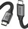 Silkland 80Gbps USB4 V2.0 para Cable Thunderbolt 5 2M, hasta 120Gbps con Bandwidth Boost, 16K/Dual 8K, Carga Rapida 240W, Cable USB C USB C para Thunderbolt 4/3, MacBook M4 Pro, SSD, Dock, eGPU