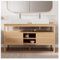 MOB-IN - Juego de mueble doble lavabo (140 cm)