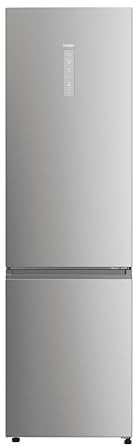 Haier 2D 60 Series 5 Pro HDPW5620ANPK - Frigorífico Combi, 409 L, WiFi, Botellero, Funciones Inteligentes, Motor Inverter, My Zone, Cajón Humidity Zone, Total No Frost, Ancho 59.5 cm, Luz LED, Inox