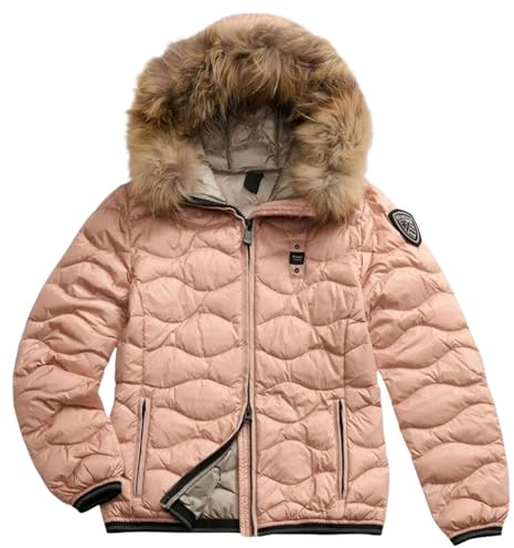 Blauer Giacca Corta Aldie 03096 Piumino Donna Nylon Rosa