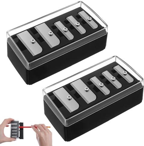 2 Stück Makeup Sharpener Anspitzer Kajalstift Tragbarer Kosmetikspitzer Für Kajalstifte, Universal Anspitzer Für Augenbrauenstift Lippenkonturenstift Handlich Für Unterwegs Schwarz