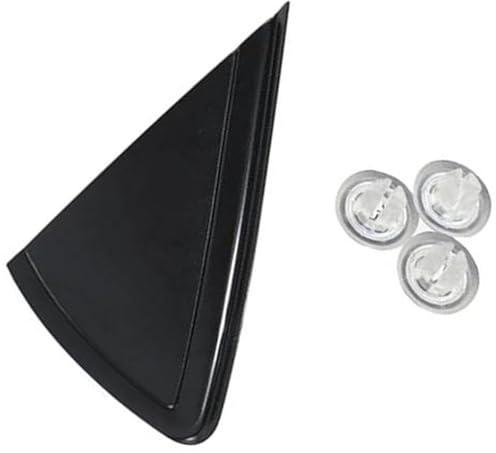 WGQRWX Auto Flügeltür Seitenspiegel Dreieck Zierleiste Abdeckung Formteil Eckenpanel, für VW, für POLO 5 6R GTI, 6R0853273A 6R0853274A 2011-2018 Auto-Spiegel-Dreieck-Abdeckung(Polo 6R 2011-2018-L)