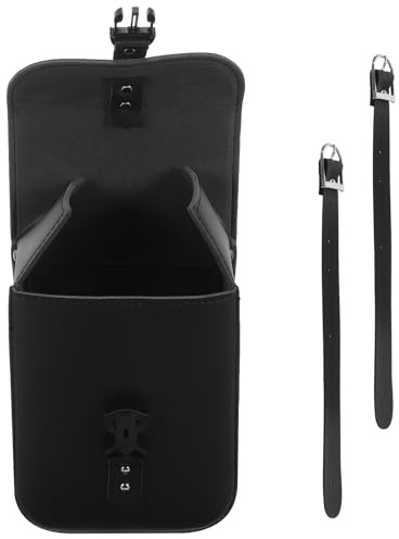ULTECHNOVO Borsa Porta Attrezzi Moto Vintage in Pelle Sintetica Resistente Design Retrò Classico, Custodia Laterale per Scooter e Moto, Borsa Interna per Borse Laterali Accesso Facilitato