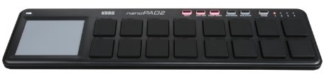Korg nanoPad 2 Nero – USB MIDI Controller – Tamburo – Pad – Strumento musicale