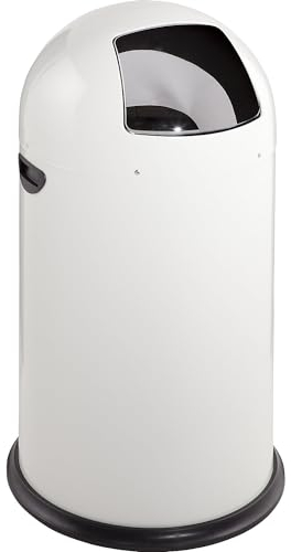 VAR | Push-Mülleimer | Volumen 40 l | Höhe 740 mm | weiß