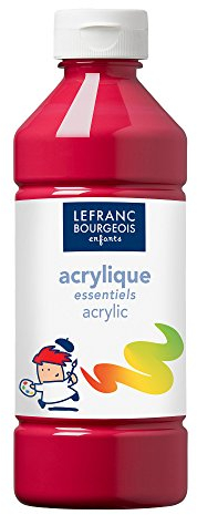 Lefranc Bourgeois Acrilico Gli Essenziali, Magenta, 500 ml, Confezione da 1