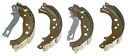 Brembo S23533 Bremsbacken, Anzahl 4 | Kompatibel mit: CITROËN NEMO Großraumlimousine, NEMO Kasten/Großraumlimousine, FIAT FIORINO Kasten/Großraumlimousine, QUBO