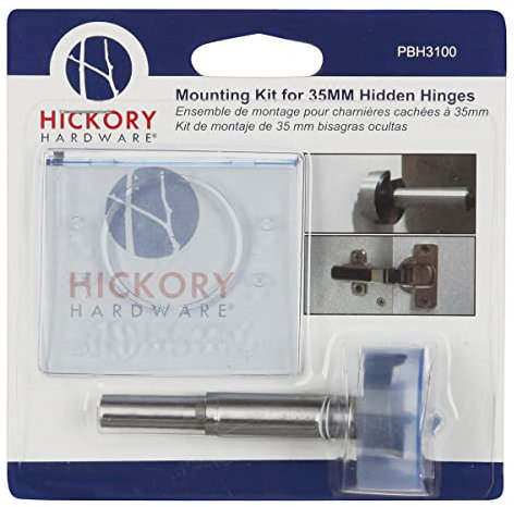 Hickory Hardware PBH3100 Cabinet Hinge Drill Template, Blue, 2.5 Inch