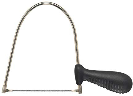 Pebaro 740 Säge für Fliesen, Glas, Keramik mit ergonomischem Griff, Hartmetallkordel mit extrem hoher Standzeit, Ausladung max. 175 mm, ideal für Bastler und Handwerker, made in Germany, sehr handlich