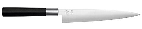 KAI Wasabi Black flessibile Coltello da Filetto 18,0 cm Lunghezza Lama - acciaio inossidabile 6A/1K6 lucidato 58 (±1) HRC - manico in polipropilene nero - coltello da filettare - Made in Japan