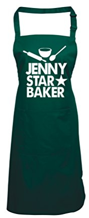 Edward Sinclair | Personalised | Star Baker | Bottle Green | Cooking | Baking | Apron
