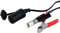 revolt 12V Steckdose: Kfz-Adapter mit 2 Polzangen zum Direkt-Anschluss an die Autobatterie (12 V Steckdosen, Autobatterie USB Adapter, Verlängerungskabel)