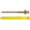 Ing fixation - Cheville de menuiserie special parpaing-acier zingue bichromate - Ø mm.16 - Long. mm.240 -