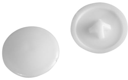 Pozi Compatible Cover Cap White No.6-8 Bag 100