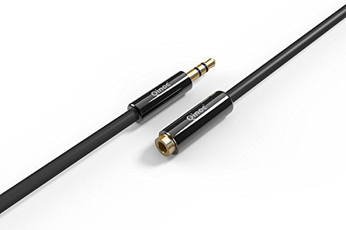 Headphone Extension Cable - Car Aux Stereo Mini Jack Lead - 3.5mm Male to Female Earphone Extender Cord - Compatible With Laptop PC Mac iMac iPhone iPad iPod Phone Tablet Headset TV PS4 Speaker(1M)