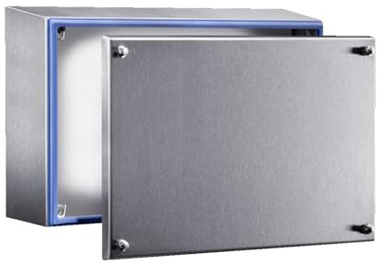 Rittal Hygienic Design Junction Box, Stainless Steel 304, 15.7 x 11.8, NEMA 4X, Screw-on Cover