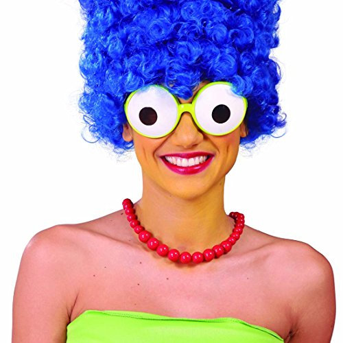 NET TOYS Spaßbrille Glubschaugen Partybrille Froschaugen Marge Simpson Brille Faschingsbrille Funbrille Karnevalsbrille Kostüm Zubehör JGA