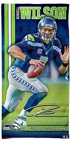 Wincraft Russell Wilson Seattle Seahawks NFL Strandtuch