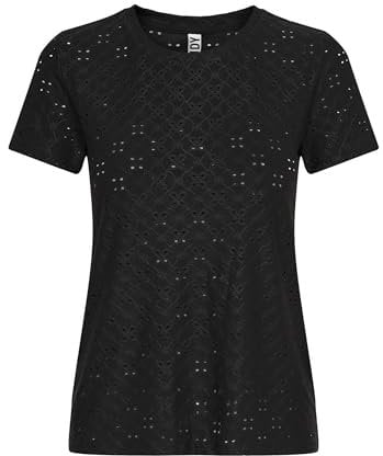 JDY Damen JDYCATHINKA S/S Tag TOP JRS NOOS T-Shirt, Black, XXL
