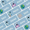 My Nametags® Award-Winning Name Stickers for Clothes & Items | 56 No-Iron, Washable Stick-On Tags for Babies, Kids & Adults | Space Stickers (Light Blue)