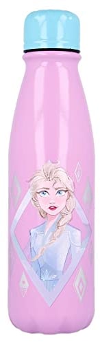 Stor Bouteille d'eau réutilisable en aluminium pour enfants La Reine des Neiges 2 éléments 600 ml